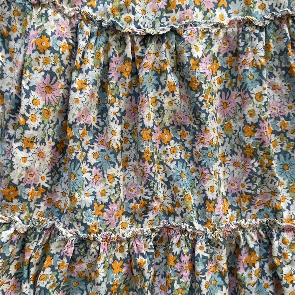 ava christine White Floral Mini Skirt - Picture 3 of 4